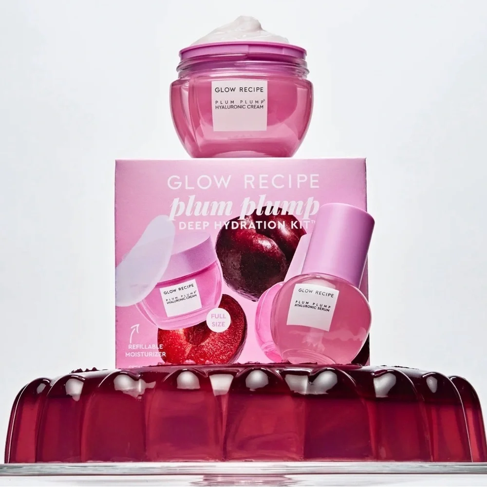 Glow Recipe BUNDLE Plum Plump Deep Hydration Kit & Best of Glow Hues New in Box